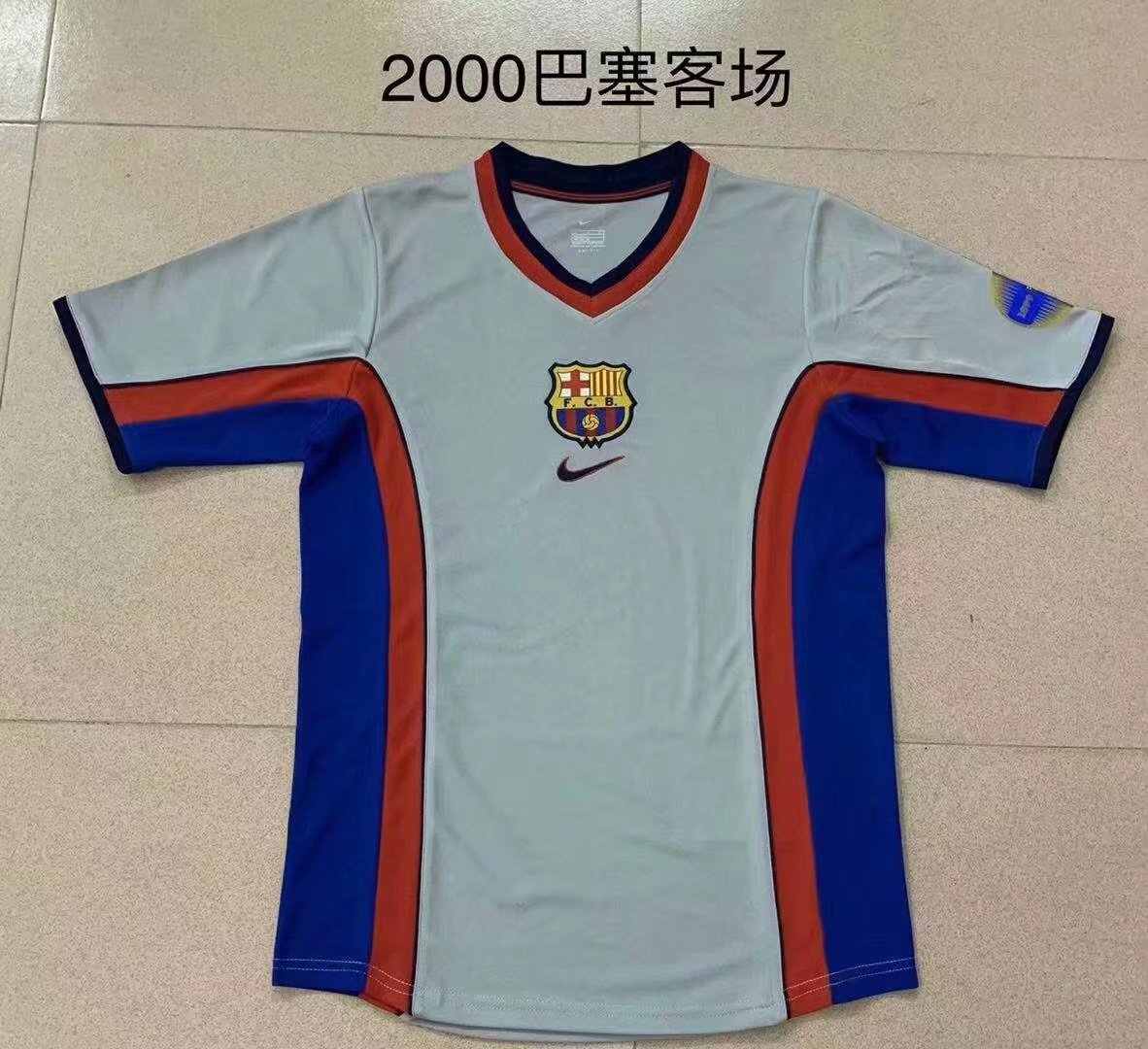 2000 2001 Barcelona Away Retro 2000 2001 巴萨 客场 复古
