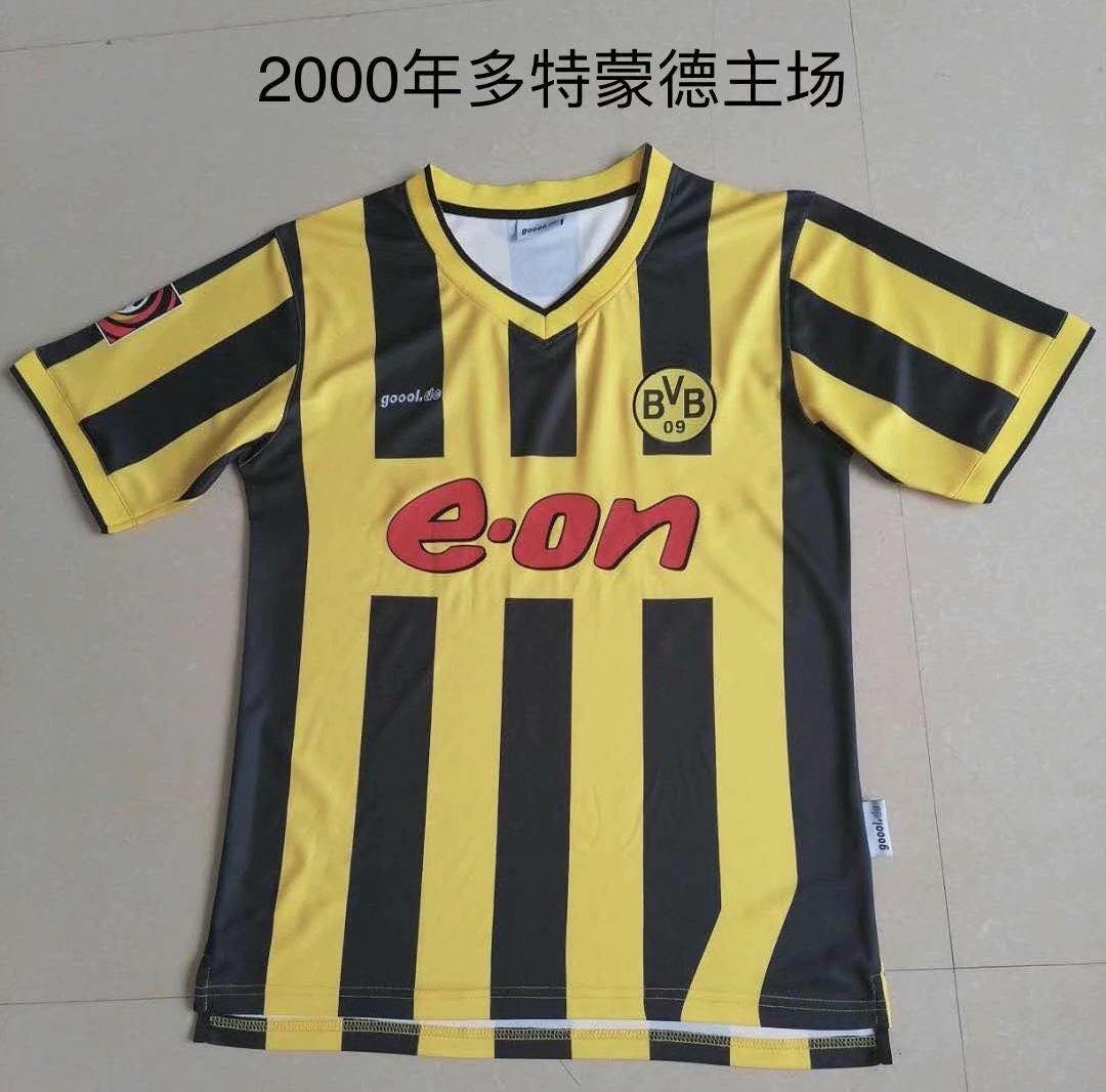 2000 Dortmund home retro 2000 多特蒙德 主场 复古