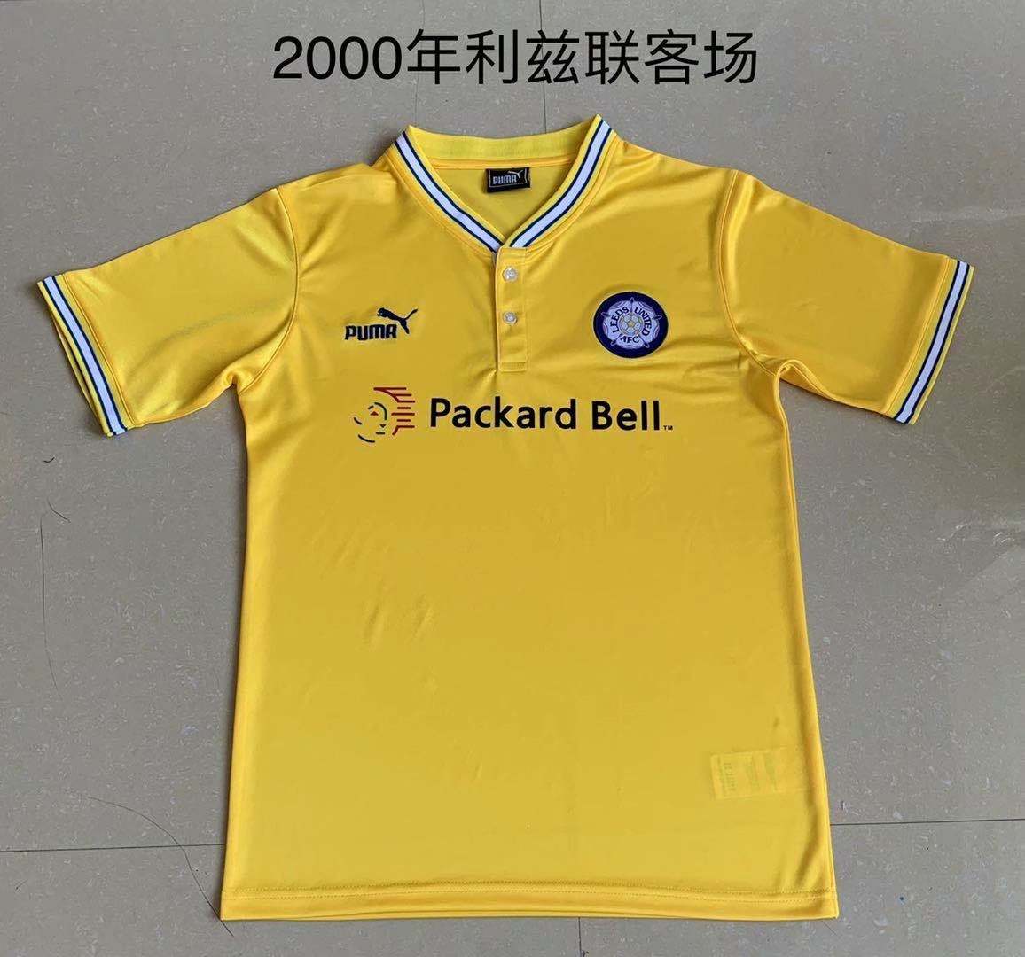 2000 Leeds United away retro 2000 利兹联 客场 复古