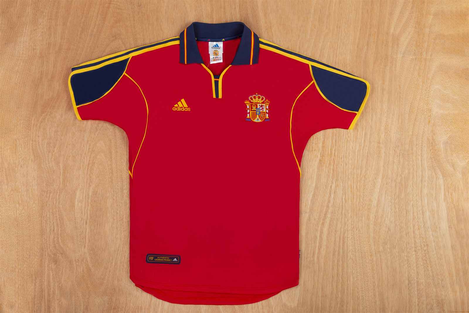 2000 Spain home Retro size S-2XL 2000 西班牙 主场