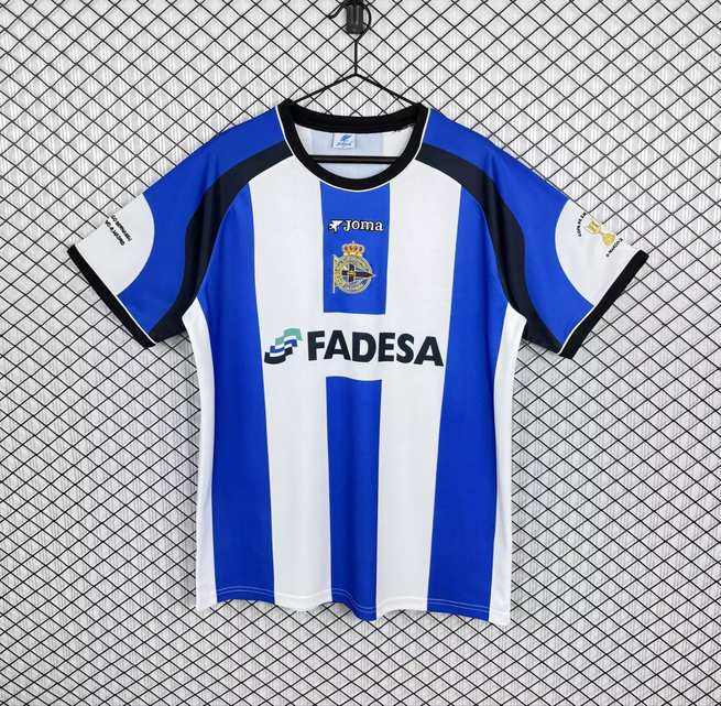 2001 02 Deportivo La Coruña Home Retro 2001 02 拉科鲁尼亚 主场 复古