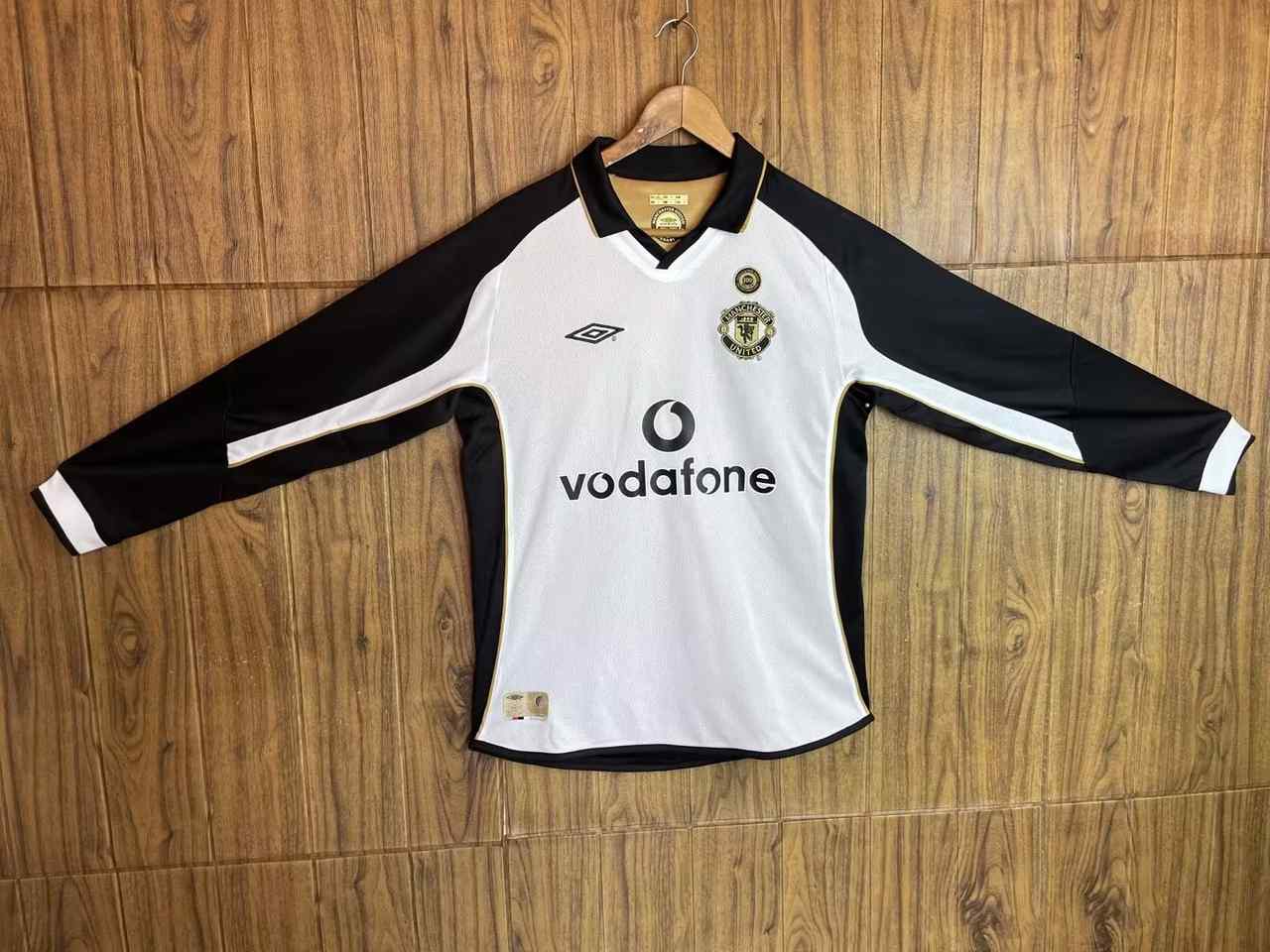 2001 02 Manchester United Century Gold Edition Long Sleeve double-sided 2001 02
