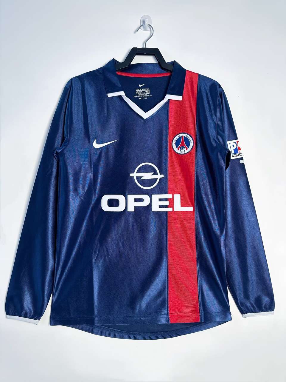 2001 02 PSG home long sleeve retro 2001 02 巴黎 主场 长袖 复古