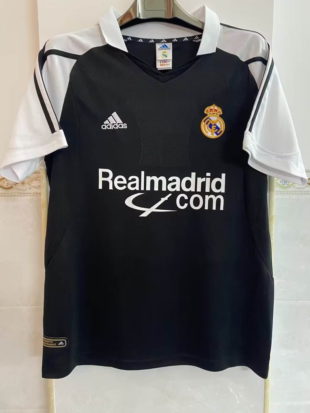 2001 02 Real Madrid Away Retro S-2XL 2001 02 皇马 客场 复古 S-2XL