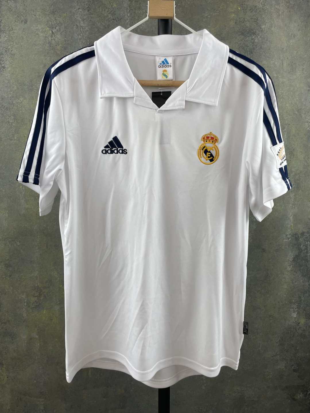 2001 02 Real Madrid home retro S-XXL 2001 02 皇马 主场 短袖 复古 S-XXL