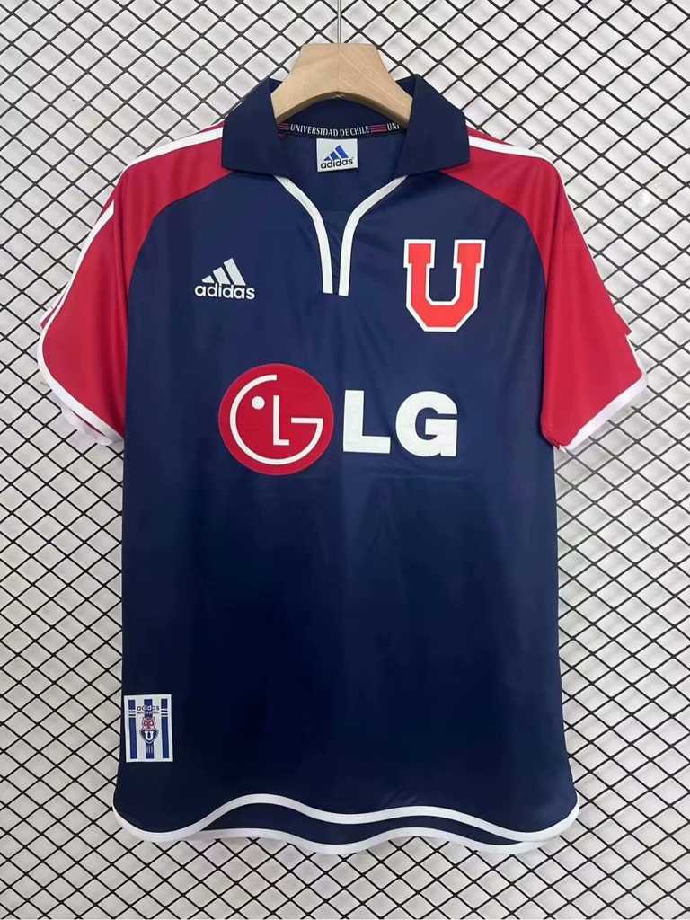 2001 02 Universidad de Chile home Retro S-2XL 2001 02 智利大学 主场 复古 S-2XL