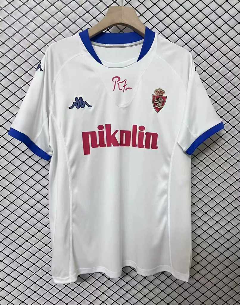 2001 02 Zaragoza home retro 2001 02 萨拉戈萨 主场 复古
