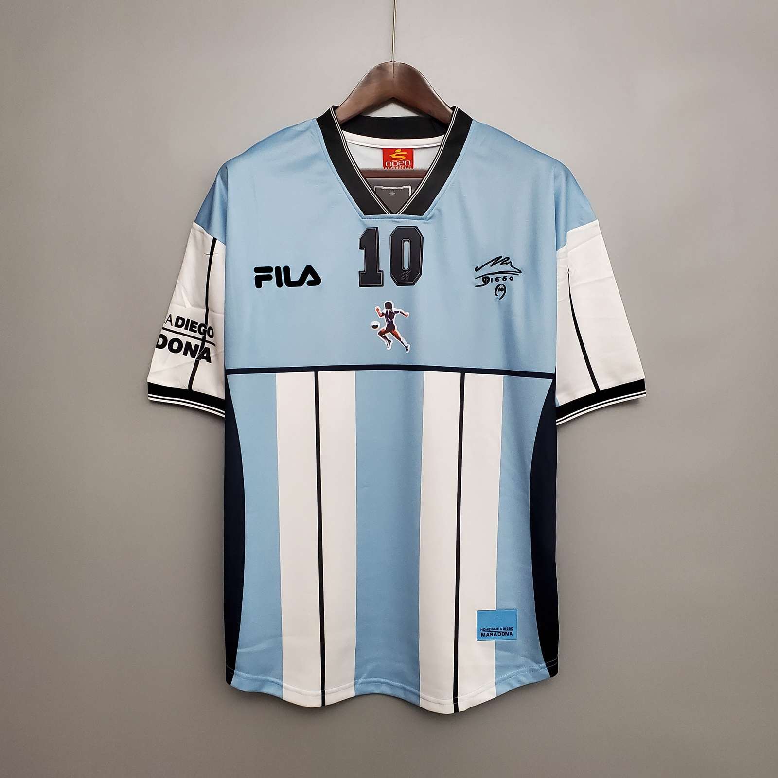 2001 Argentina Commemorative Edition Maradona #10 Retro S-XXL 阿根廷马拉多纳纪念版