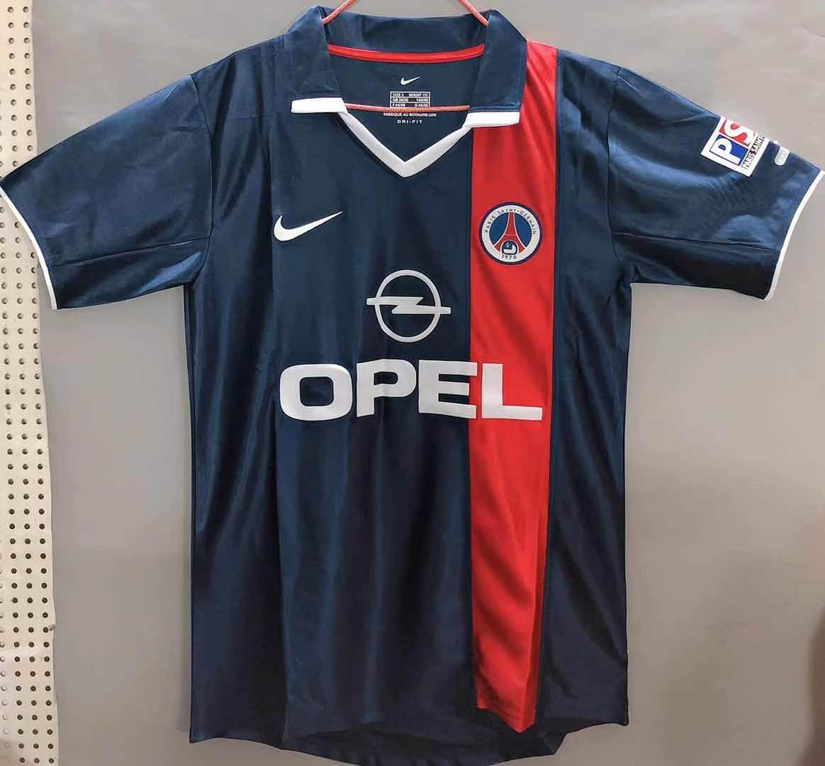 2001 PSG Paris Home Retro 2001 巴黎 主场 复古