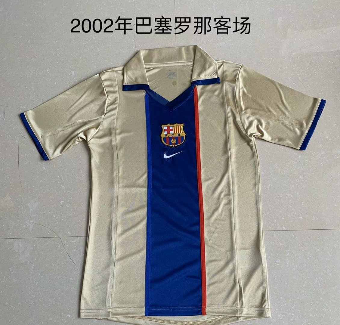 2002 Barcelona away retro 2002 巴萨 客场 复古