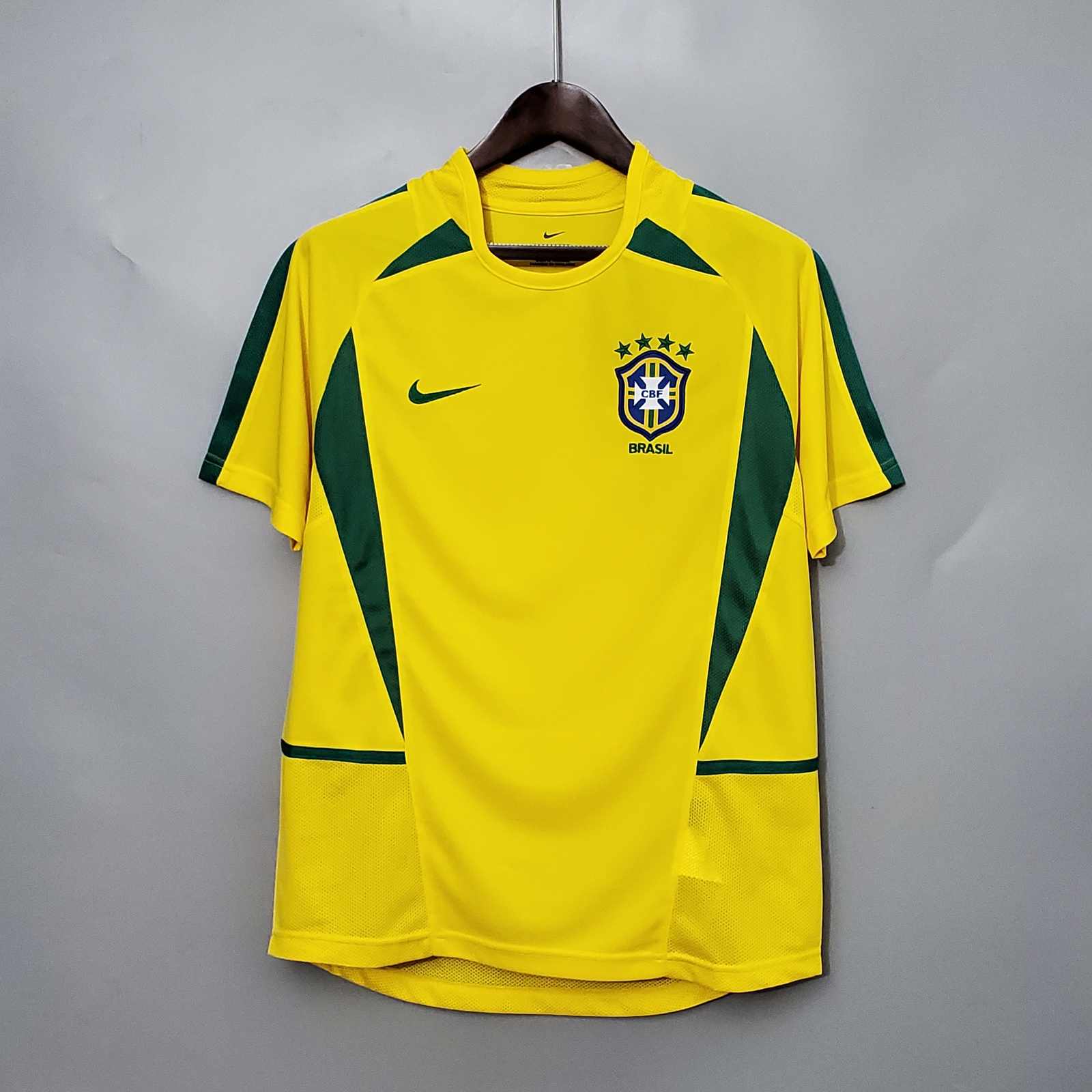 2002 Brazil home 2002 巴西 主场 复古 衬衫