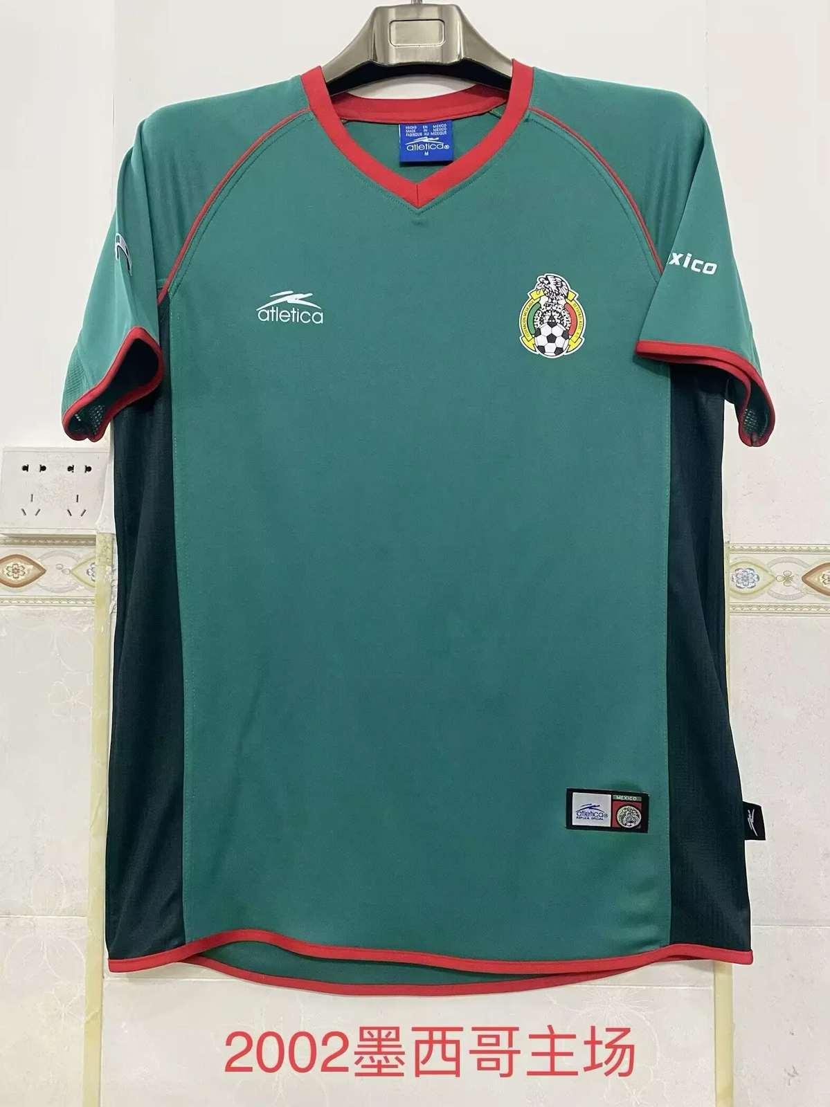 2002 Mexico home retro size S-2XL 2002 墨西哥 主场