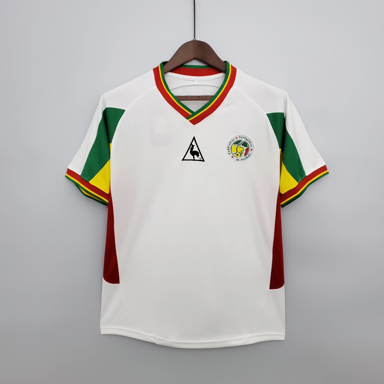 2002 Senegal White Retro S-XXL 2002 塞内加尔 白色 复古 S-XXL
