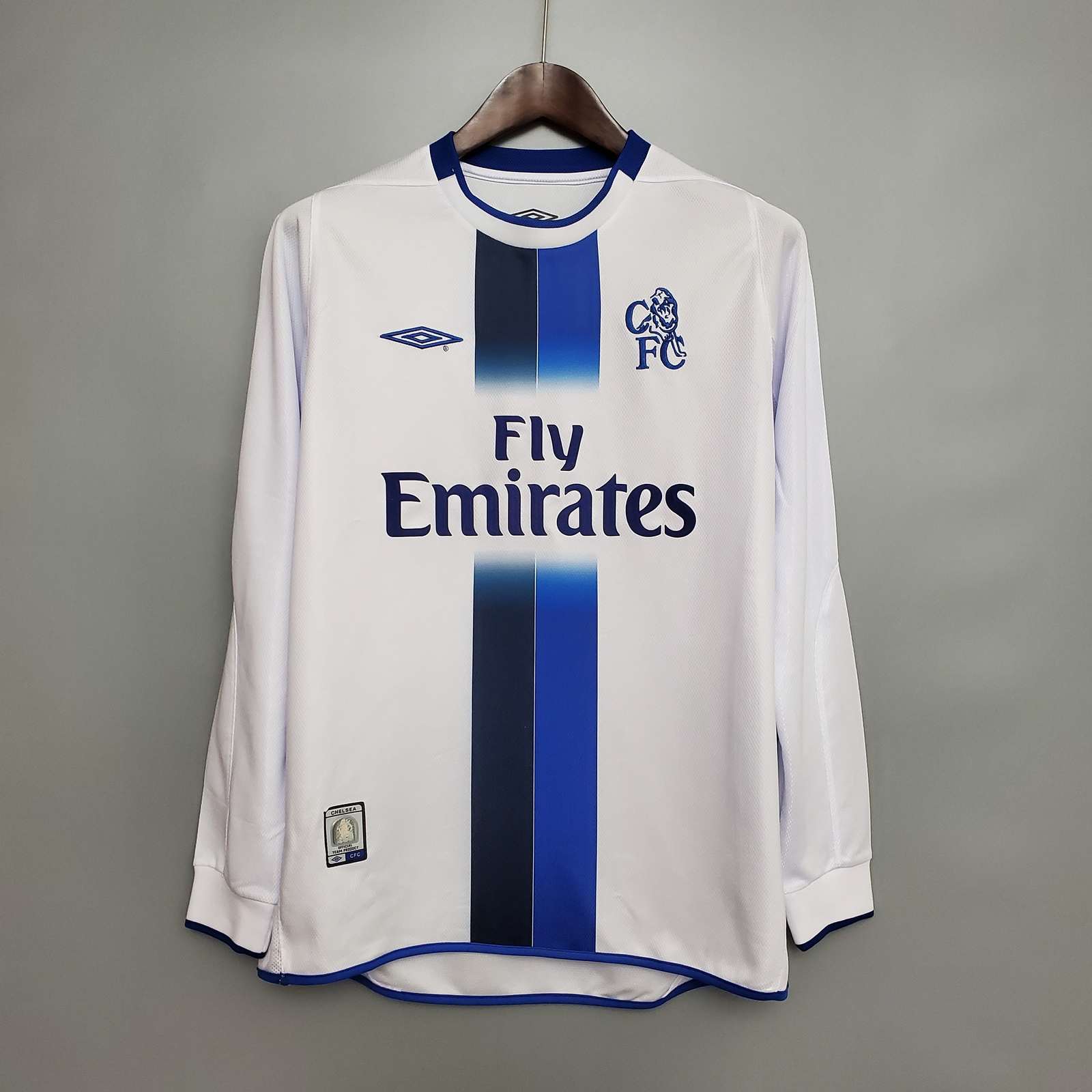 2003 05 Chelsea Away Long Sleeve Retro S-XXL 2003 05 切尔西 客场 长袖 复古 S-XXL