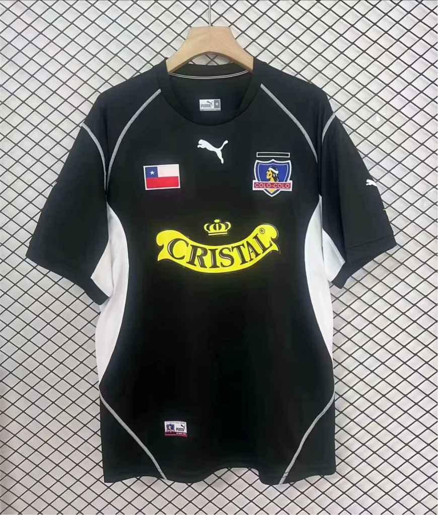 2003 Colo-Colo away black Retro size S-2XL 2003 科洛科洛 客场