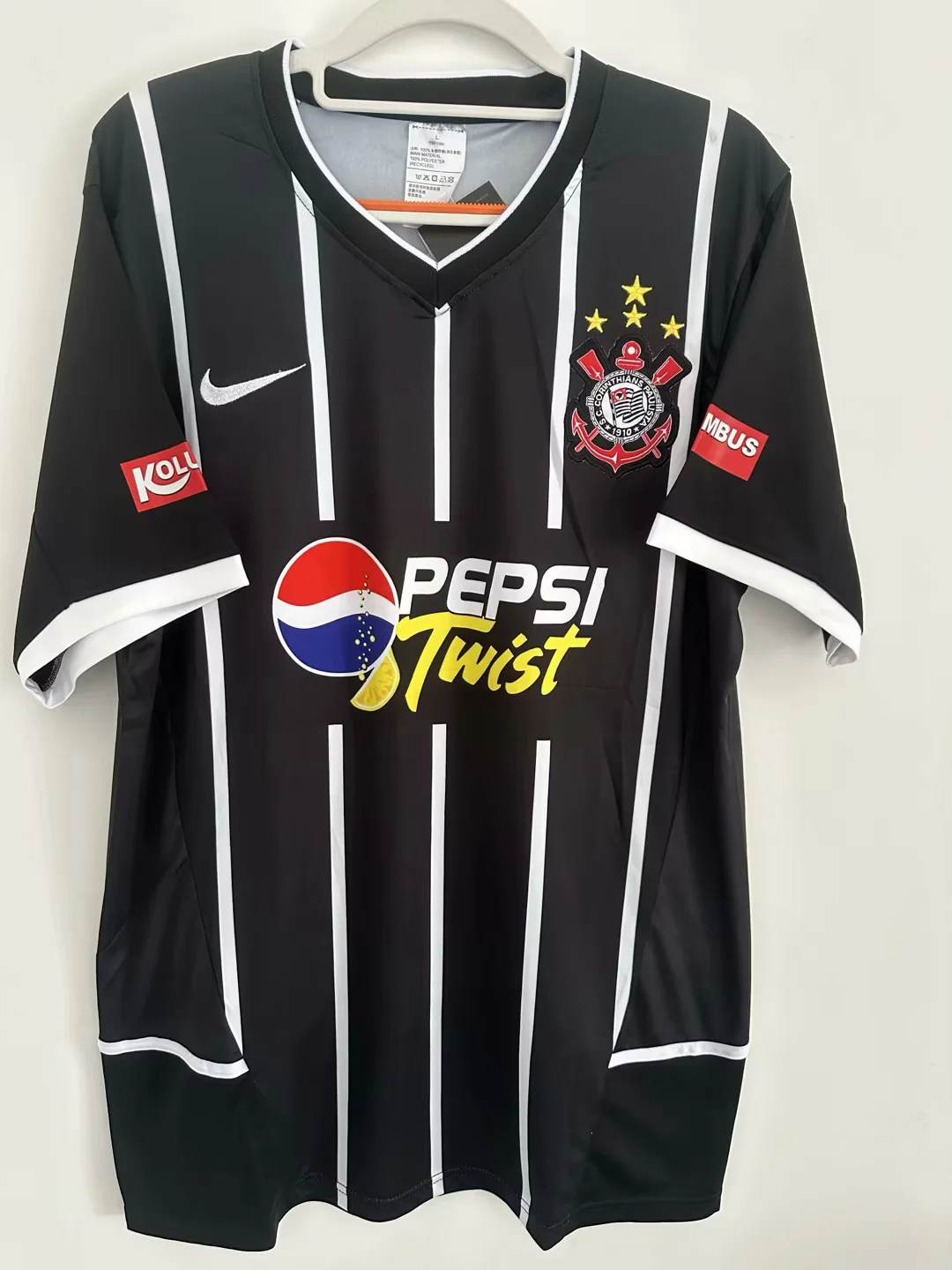 2003 Corinthians away Retro size S-2XL 2003 科林蒂安 客场