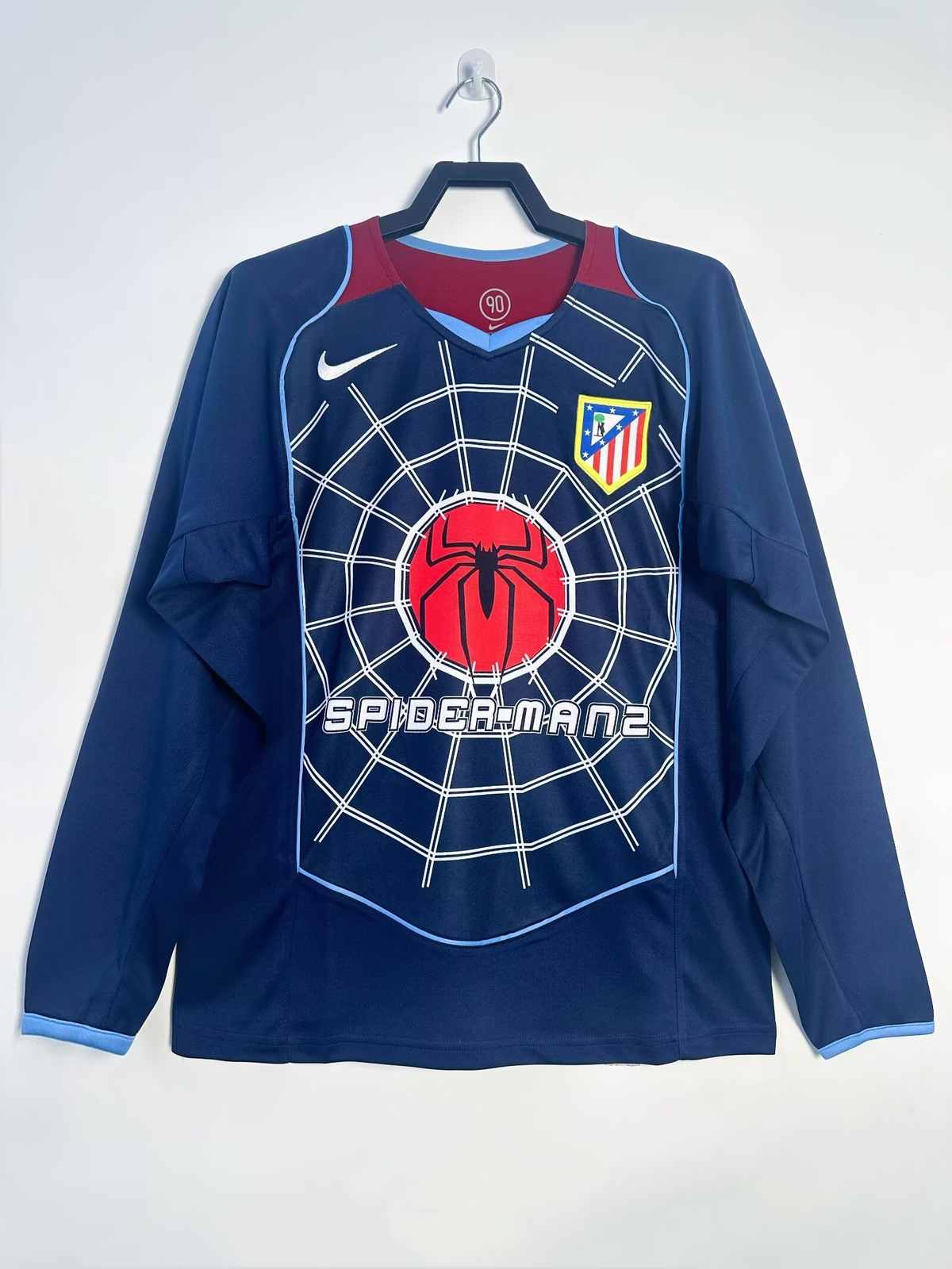 2004 05 Atletico Madrid away long sleeved retro 2004 05 马德里竞技 客场 长袖 复古