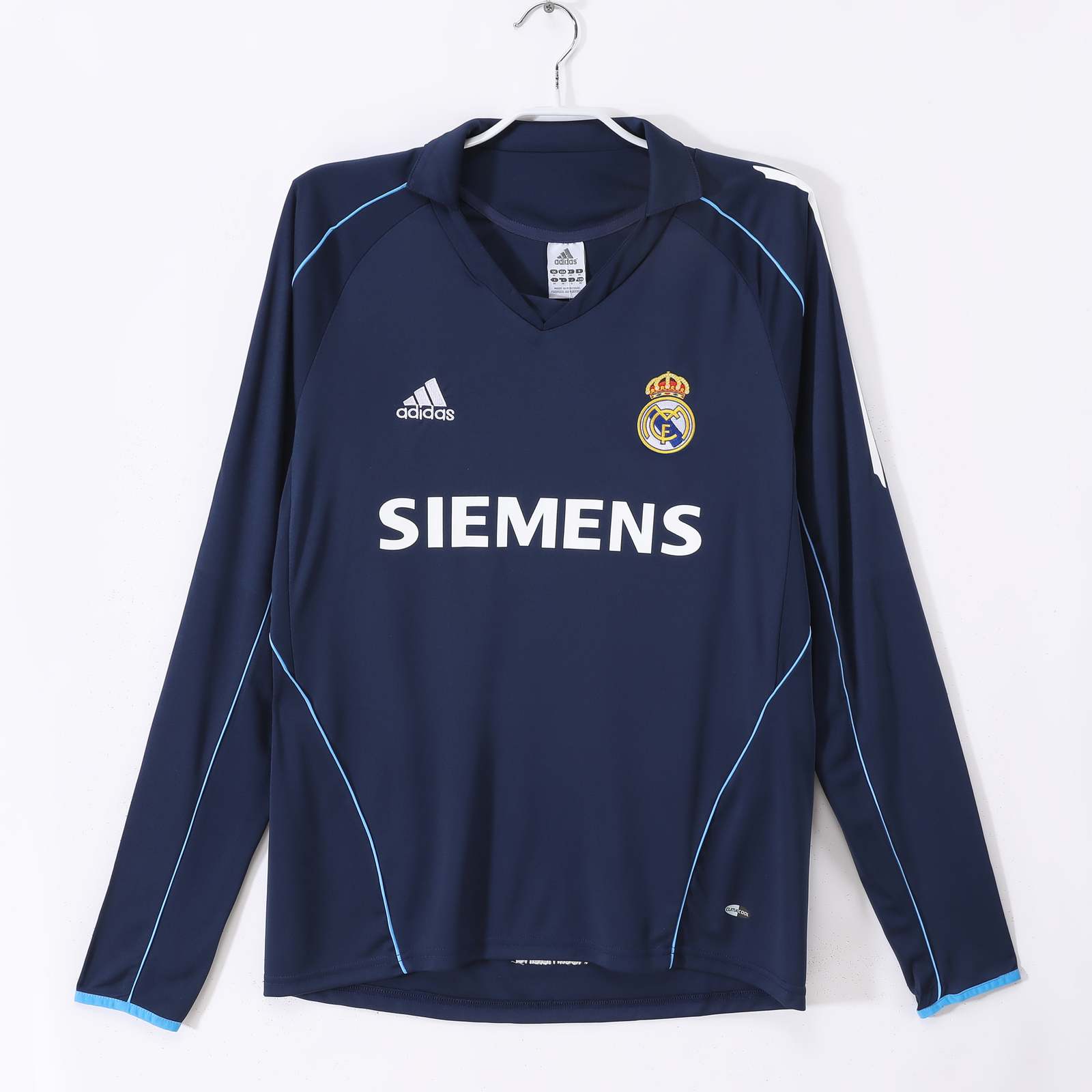 2005 06 Real Madrid away retro long sleeves retro 2005 06 皇马 客场 长袖