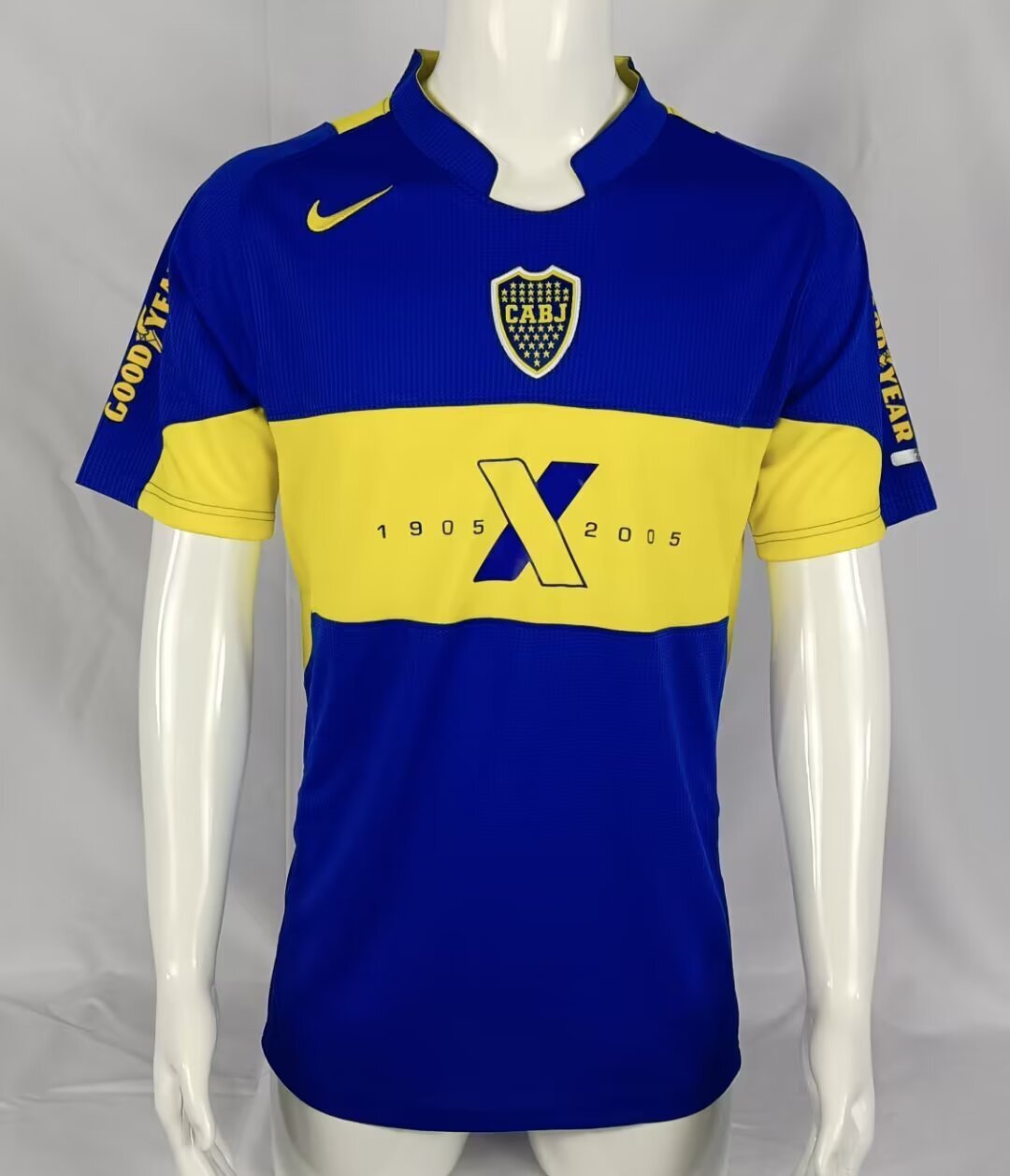 2005 Boca Juniors 100th Anniversary Retro S~XXL 2005 博卡青年 100周年 复古 S~XXL
