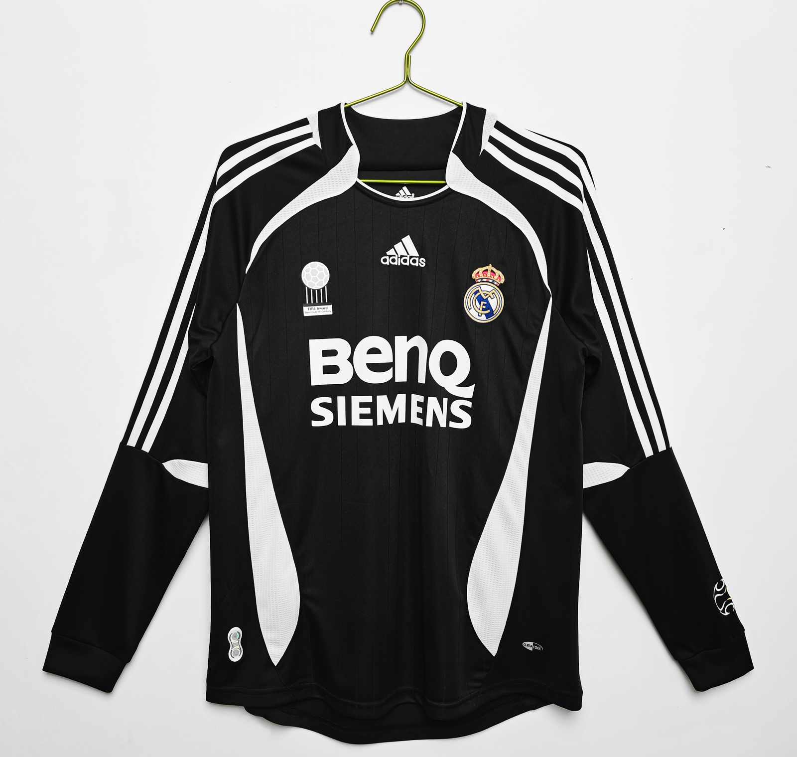 2006 07 Real Madrid third away retro long sleeve 2006 07 皇马 二客 长袖