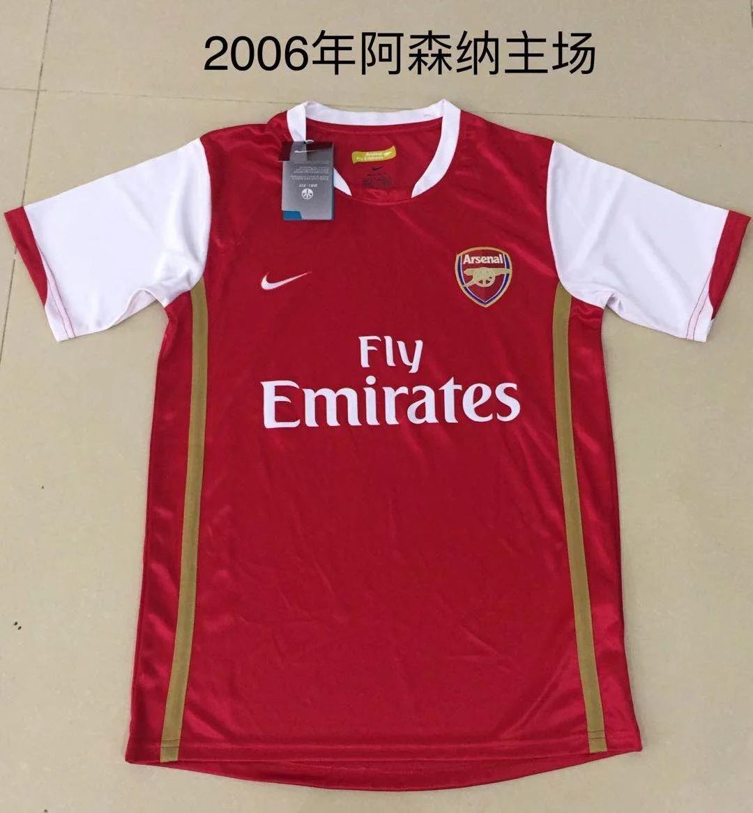 2006 Arsenal home Retro soccer jersey 2006 阿森纳 主场 复古