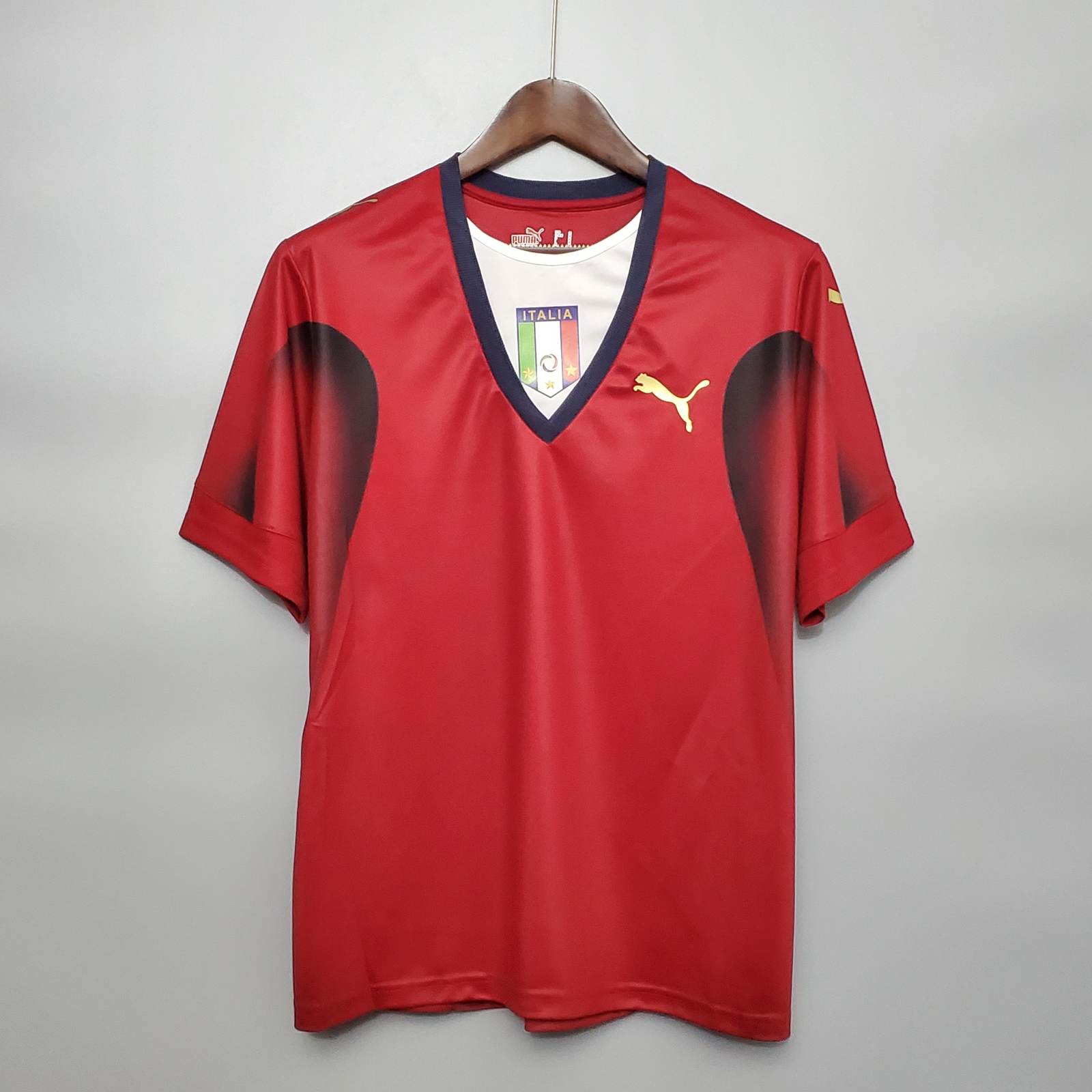 2006 Italy goalkeeper retro red 2006 意大利 守门员 红色 复古Ｓ-2XL