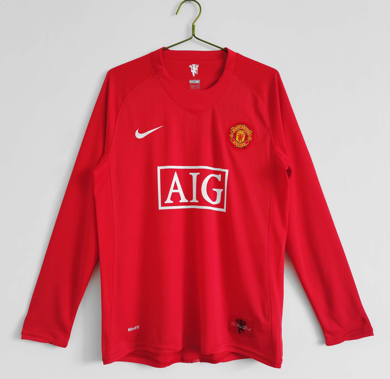 2007 08 Man United Home Long Sleeve Retro 2007 08 曼联 主场 长袖 复古