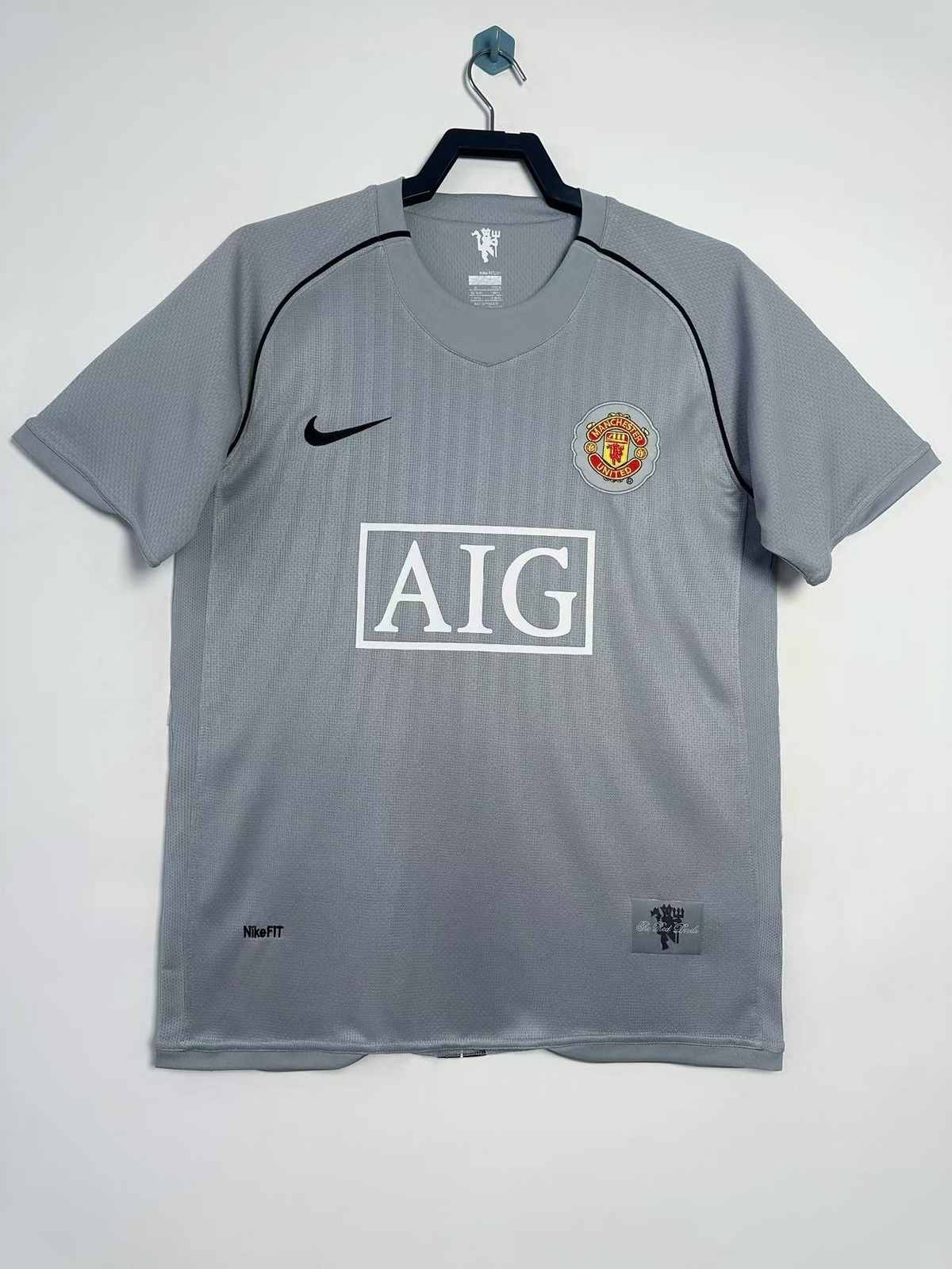 2007 08 Man United goalkeeper grey retro 2007 08 曼联 守门员 灰色 复古