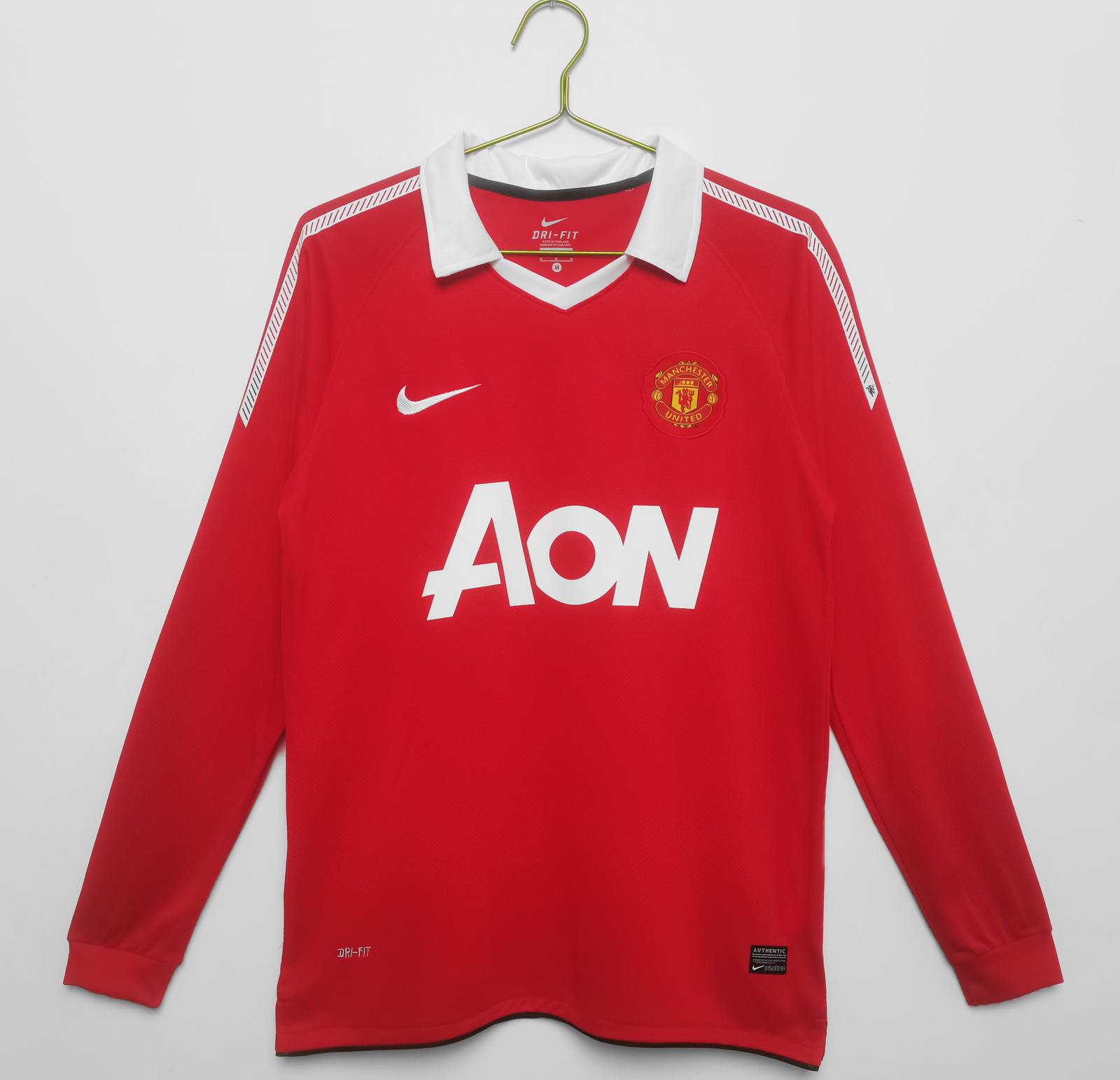 2010 11 Man united home long sleeve retro 2010 11 曼联 主场 长袖 复古