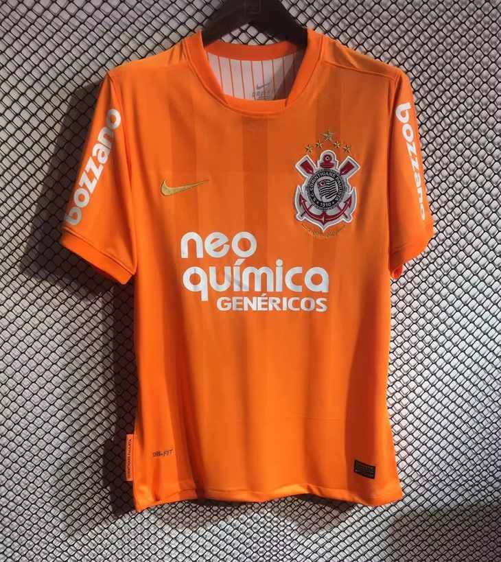 2010 Corinthians orange Retro size S-2XL 2010 科林蒂安 橙色
