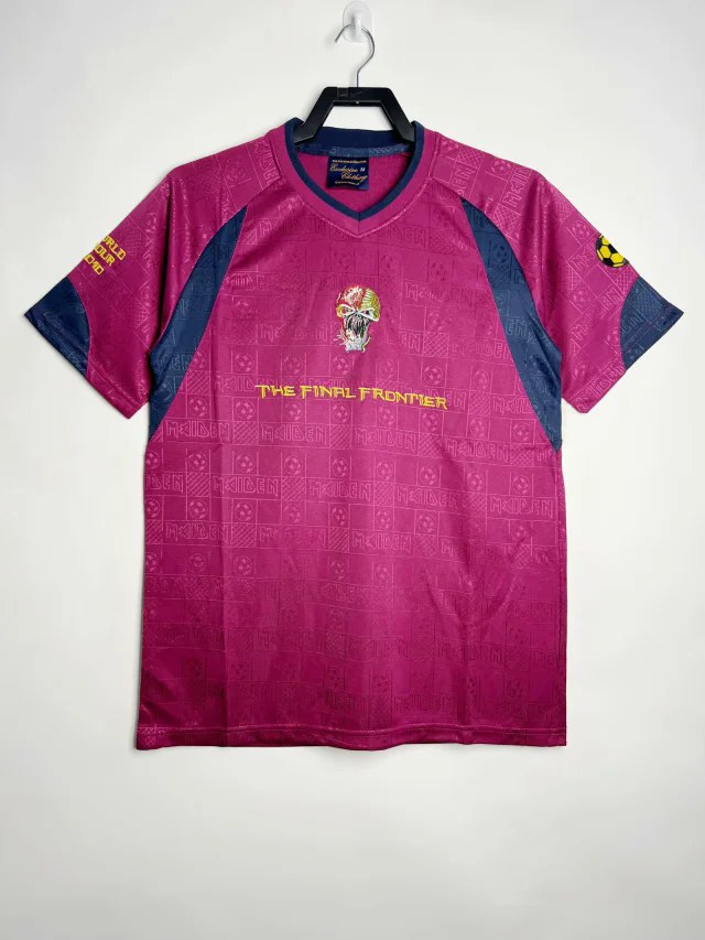 2010 IRON MAIDEN away retro size S-2XL 2010 铁娘子 客场