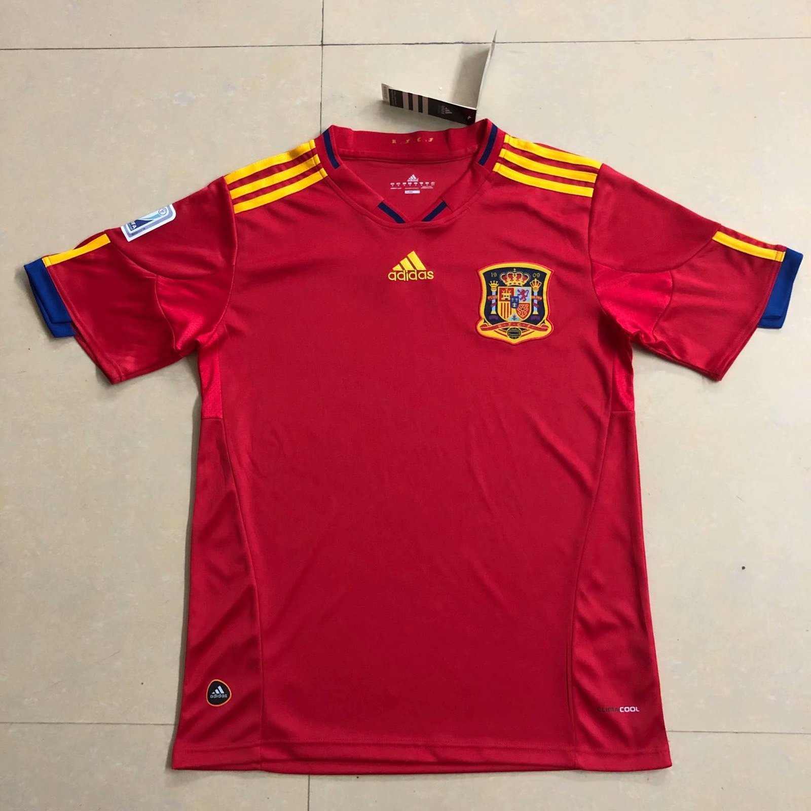 2010 Spain Home Retro S-2XL 2010 西班牙 主场 复古 S-2XL