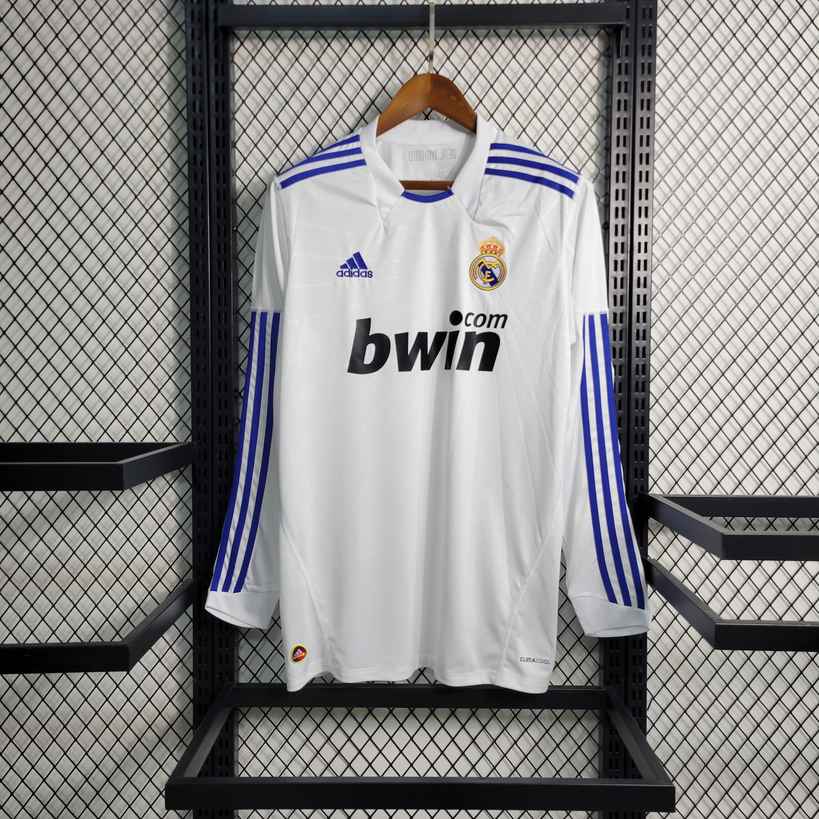 2010-2011 Real Madrid Home Long Sleeve Retro S-2XL 2010-2011 皇马 主场 长袖 复古Ｓ-2XL
