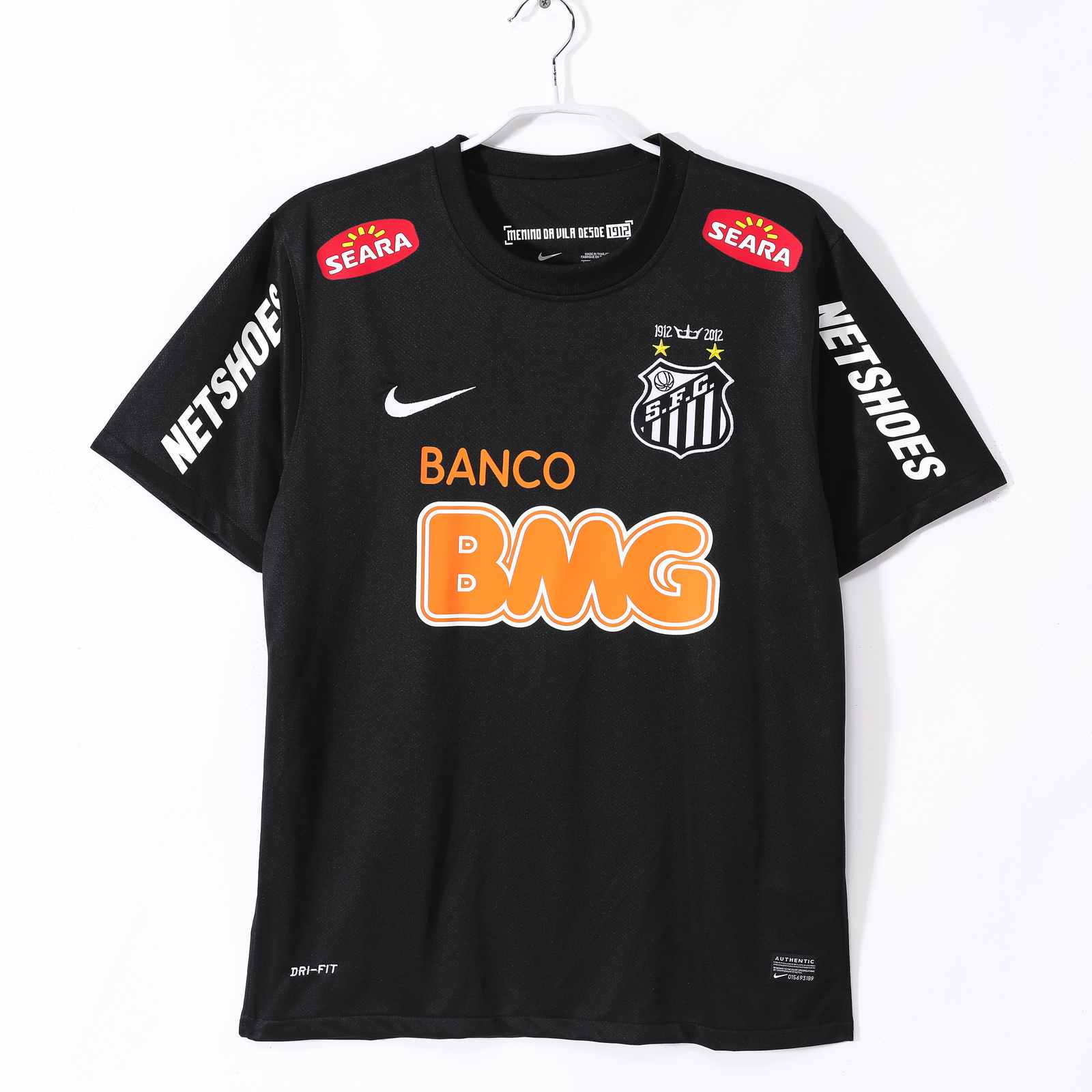 2012 13 Santos third Away Retro (with epaulettes) 2012 13 桑托斯 二客 复古（有肩章）