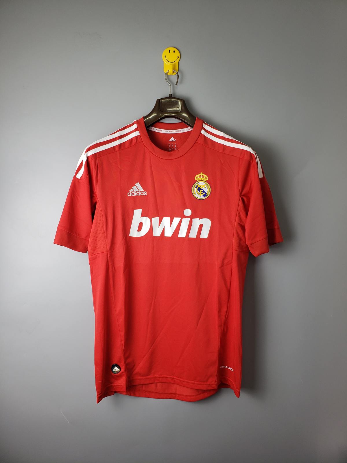 2012 Real Madrid Red Retro Short Sleeve Shirt 12 皇马 红色 复古 短袖 衬衫