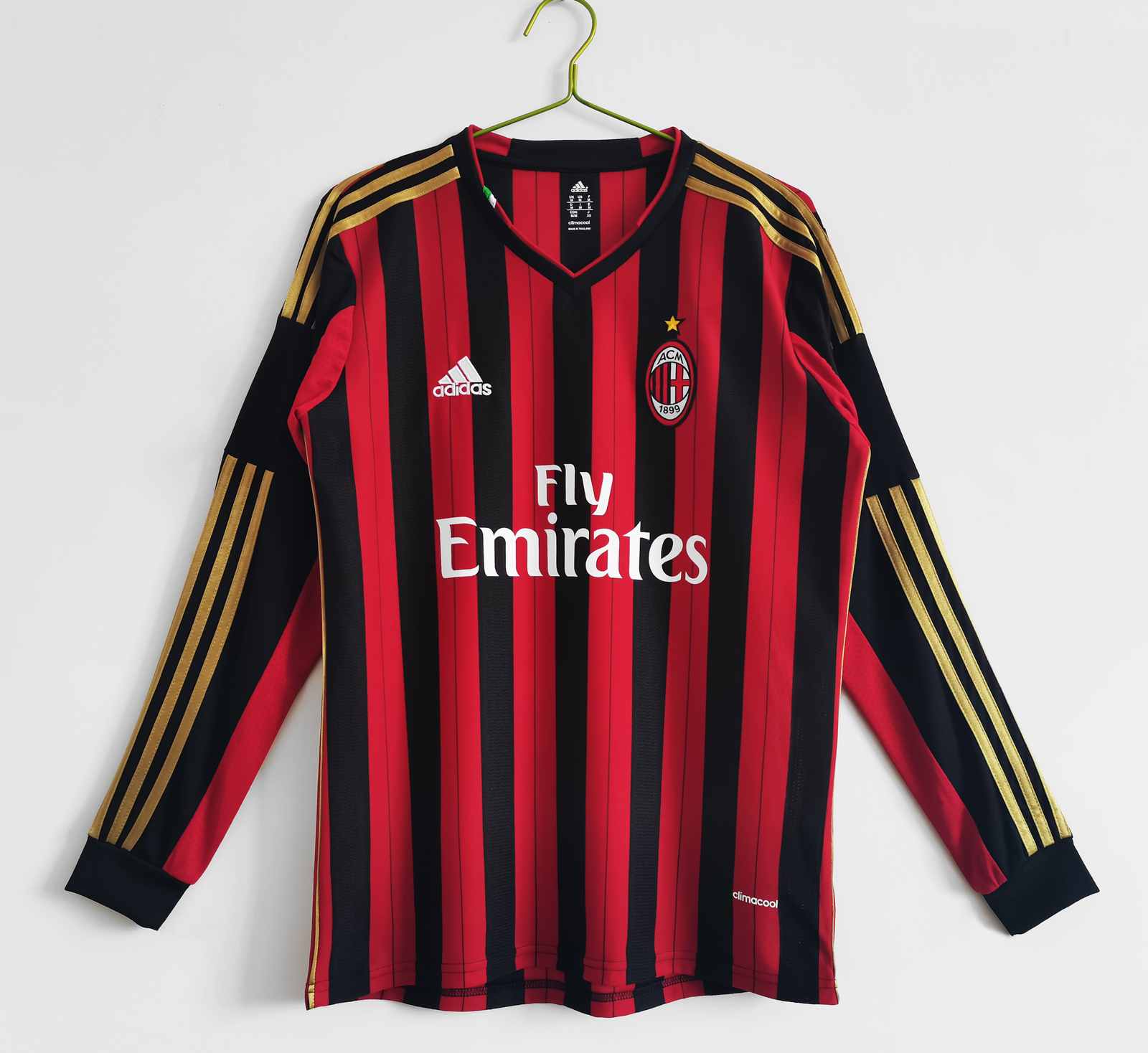 2013 14 AC home retro long sleeve 2013 14 AC 主场 复古 长袖