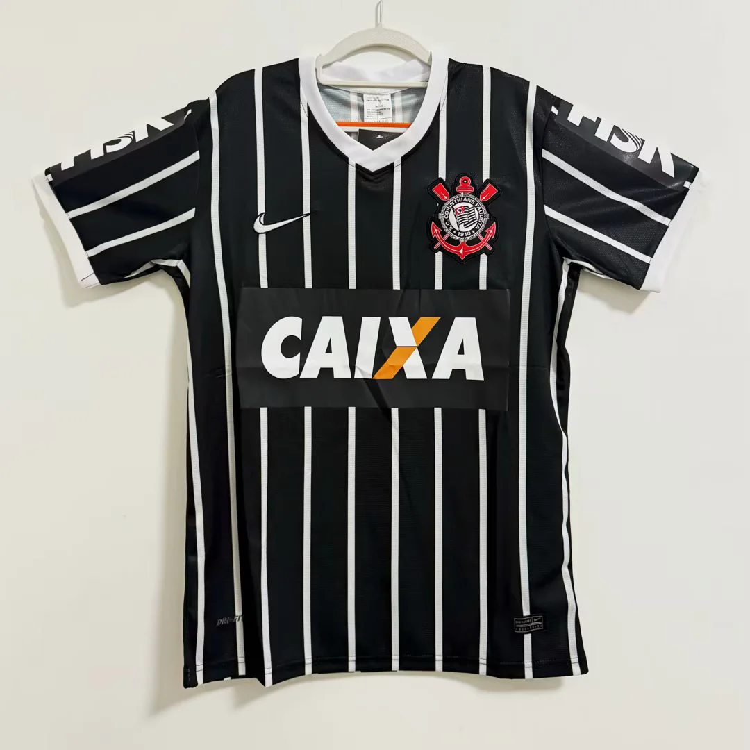 2013 Corinthians away Retro size S-2XL 2013 科林蒂安 客场