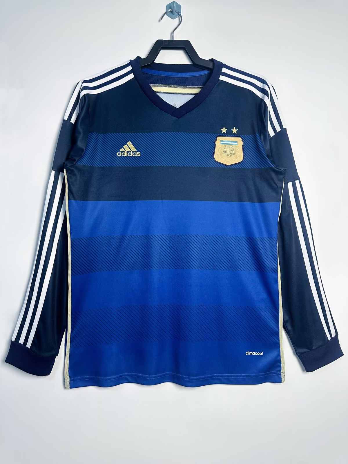 2014 Argentina away long sleeves retro 2014 阿根廷 客场 长袖