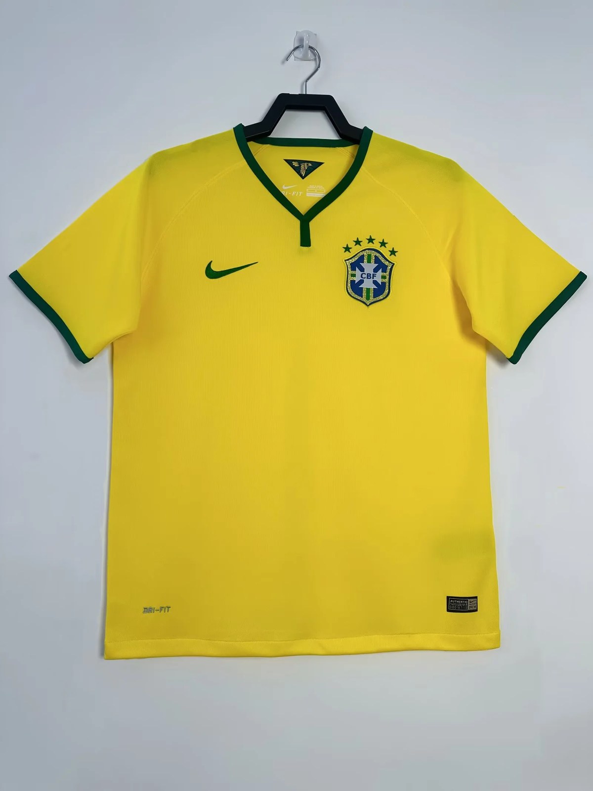 2014 Brazil home Retro size S-2XL 2014 巴西 主场