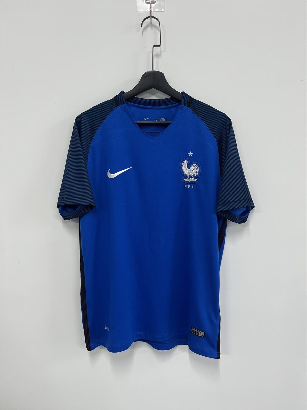 2016 France Home 1-Star Retro S-2XL 2016 法国 主场 1 星 复古S-2XL