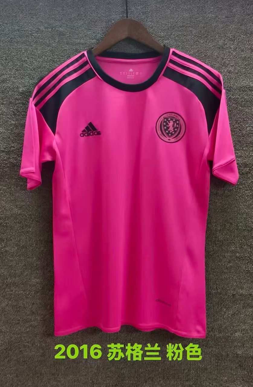 2016 Scotland Pink Retro 2016 苏格兰 粉色 复古