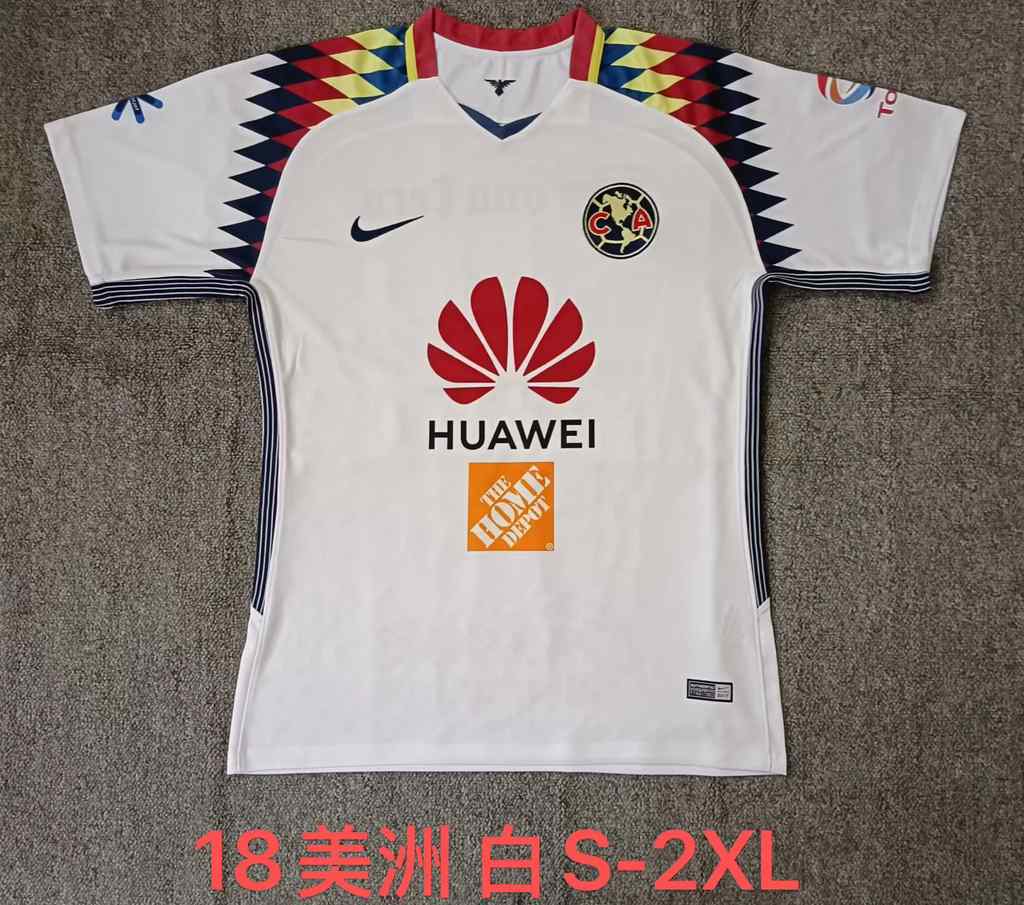 2018 CA Americas away Retro S-2XL 2018 美洲 客场