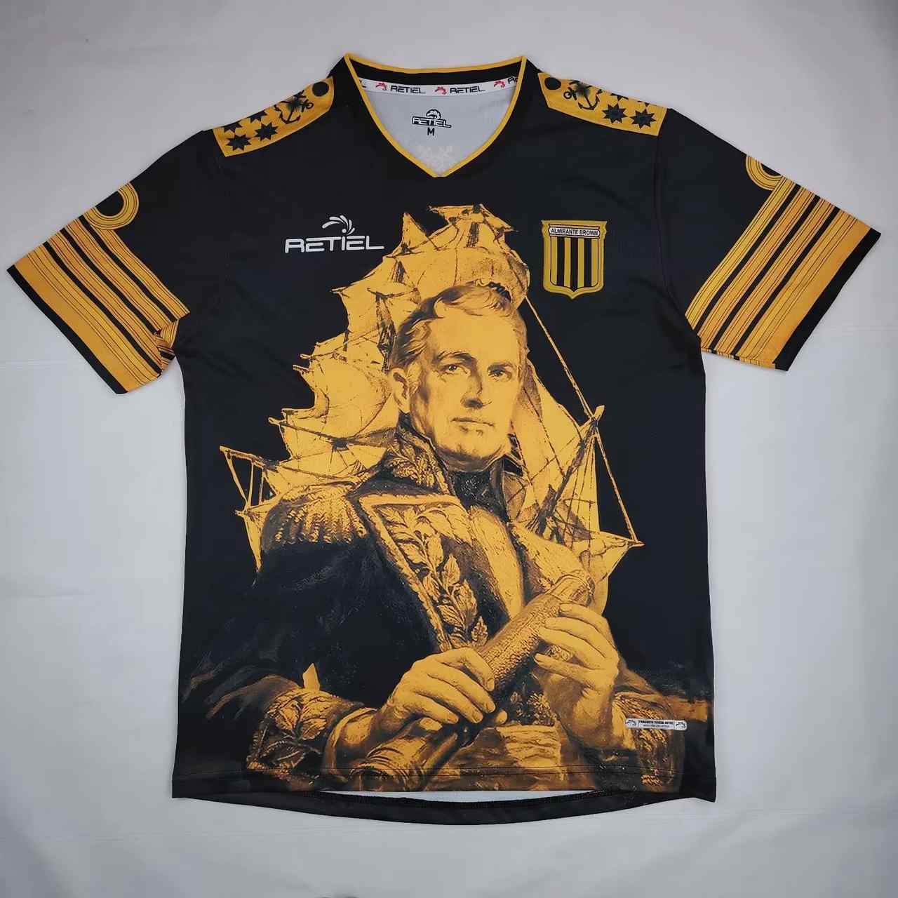 2021 Club Almirante Brown Anniversary GK Retro size S-4XL 2021 兰特 周年纪念版 黑金版