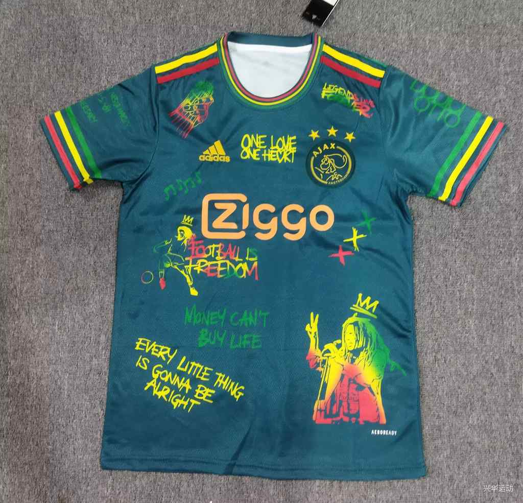21 22 Ajax green special version Retro size S-2XL 21 22 阿贾克斯 特别版