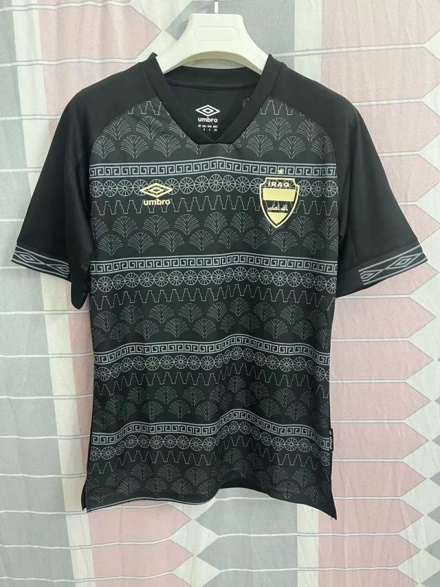 21 22 Iraq third away black Retro size S-2XL 21 22 伊拉克 二客