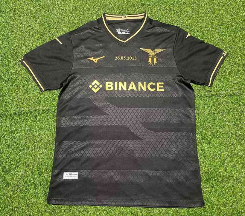 22 23 Lazio Coppa Italia 10th Anniversary black Retro size S-2XL 22 23 拉齐奥 十周年纪念