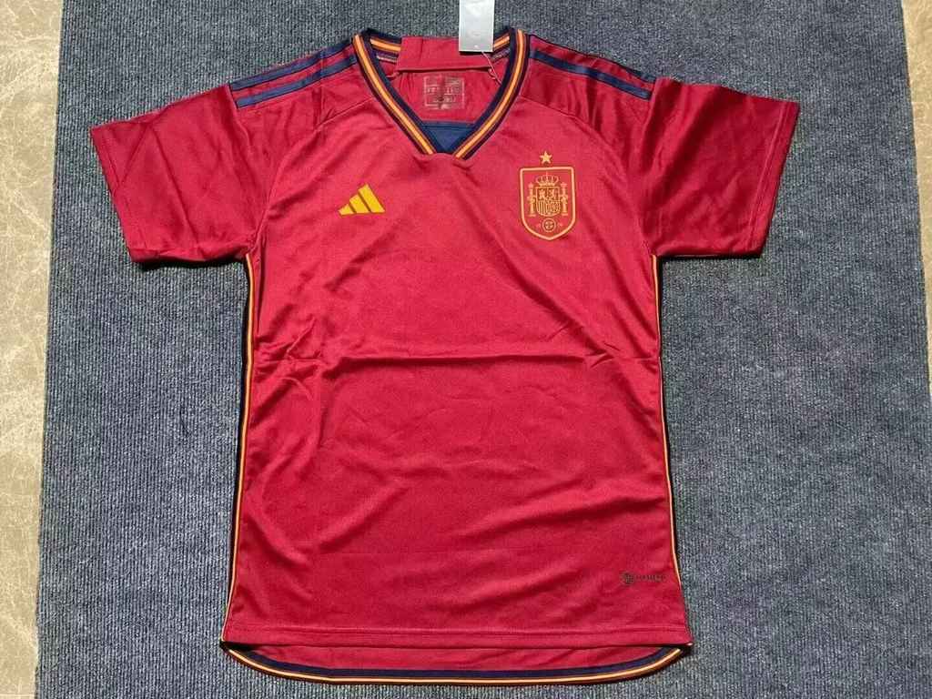 22 23 Spain home Retro size S-2XL 22 23 西班牙 主场