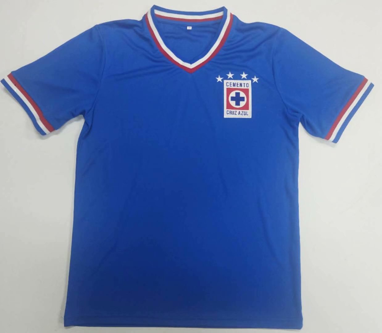 74 Cruz Azul away blue retro 蓝十字 主场 蓝色 复古