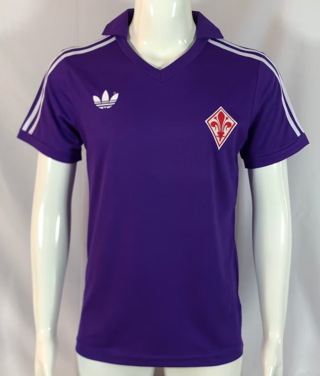 79 80 Fiorentina Home Retro S~XXL 79 80 佛罗伦萨 主场 复古 S~XXL