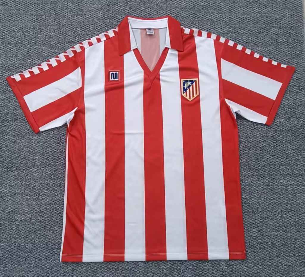 82 83 Atletico Madrid Home Retro 82 83 马竞 主场 复古